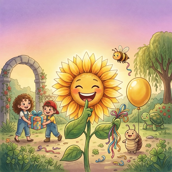 Sunny Plants a Party